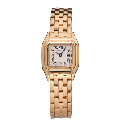 Cartier 18K Yellow Gold 17mm Panthere Quartz Watch 1 of 7