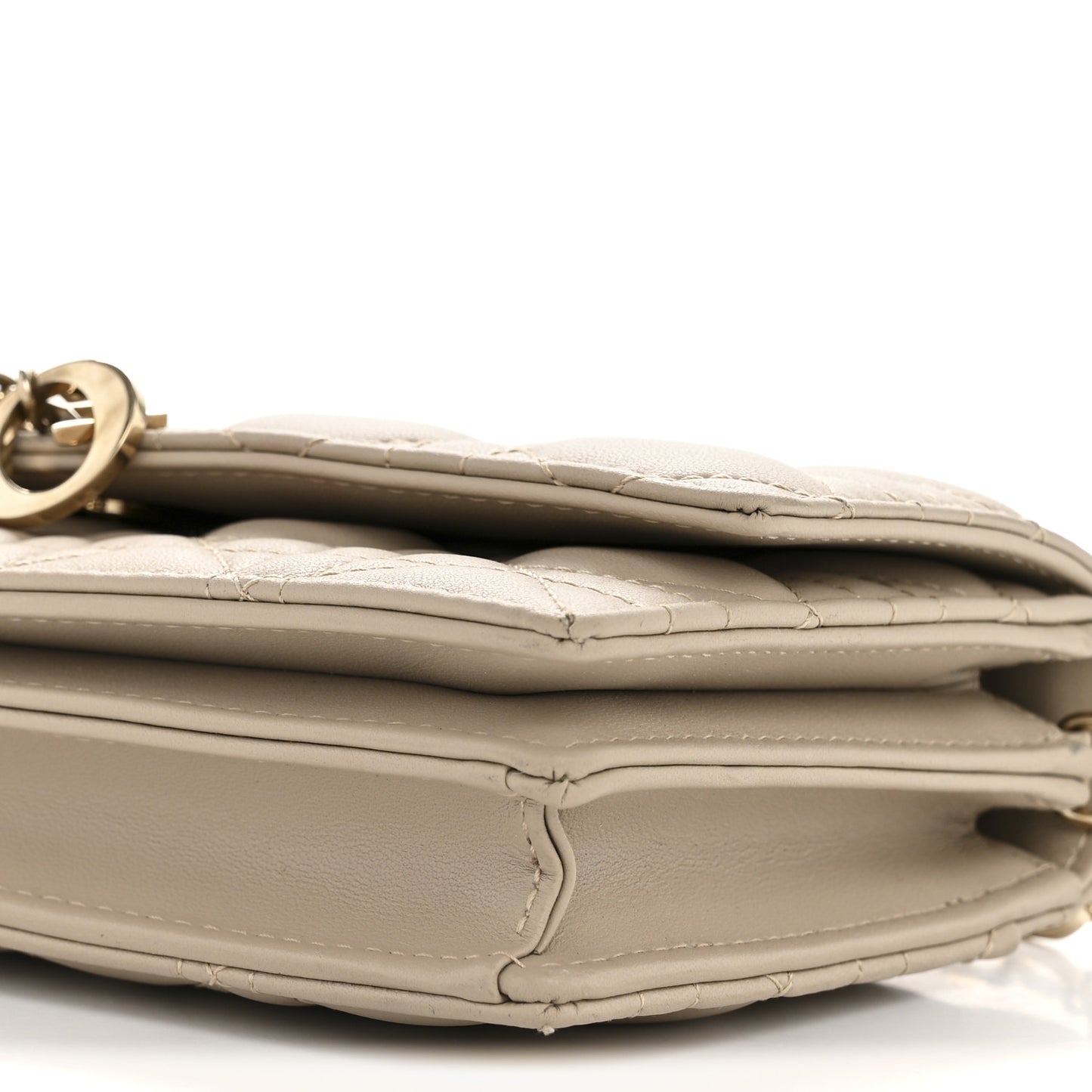 Lambskin Cannage Mini My Dior Bag Sand