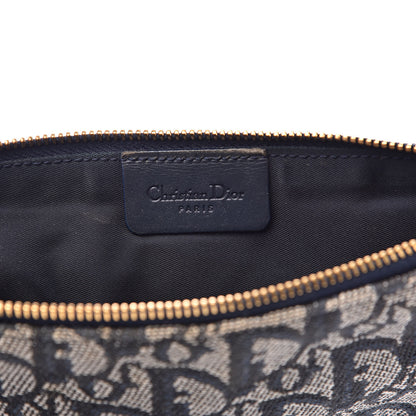 Christian Dior Monogram Mini Saddle Pochette Navy 6 of 10