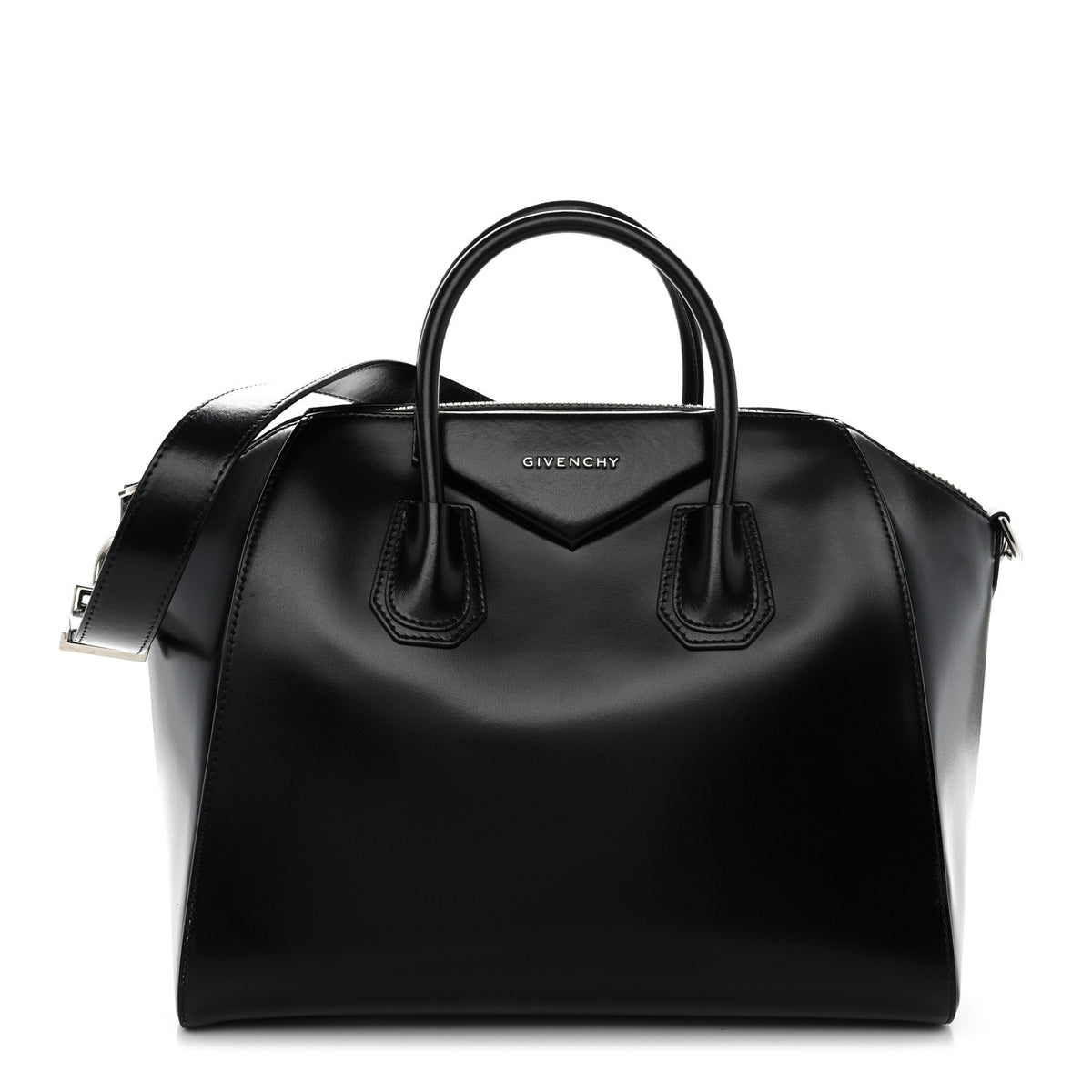 Givenchy Shiny Lord Calfskin Large Antigona Black 1 of 11