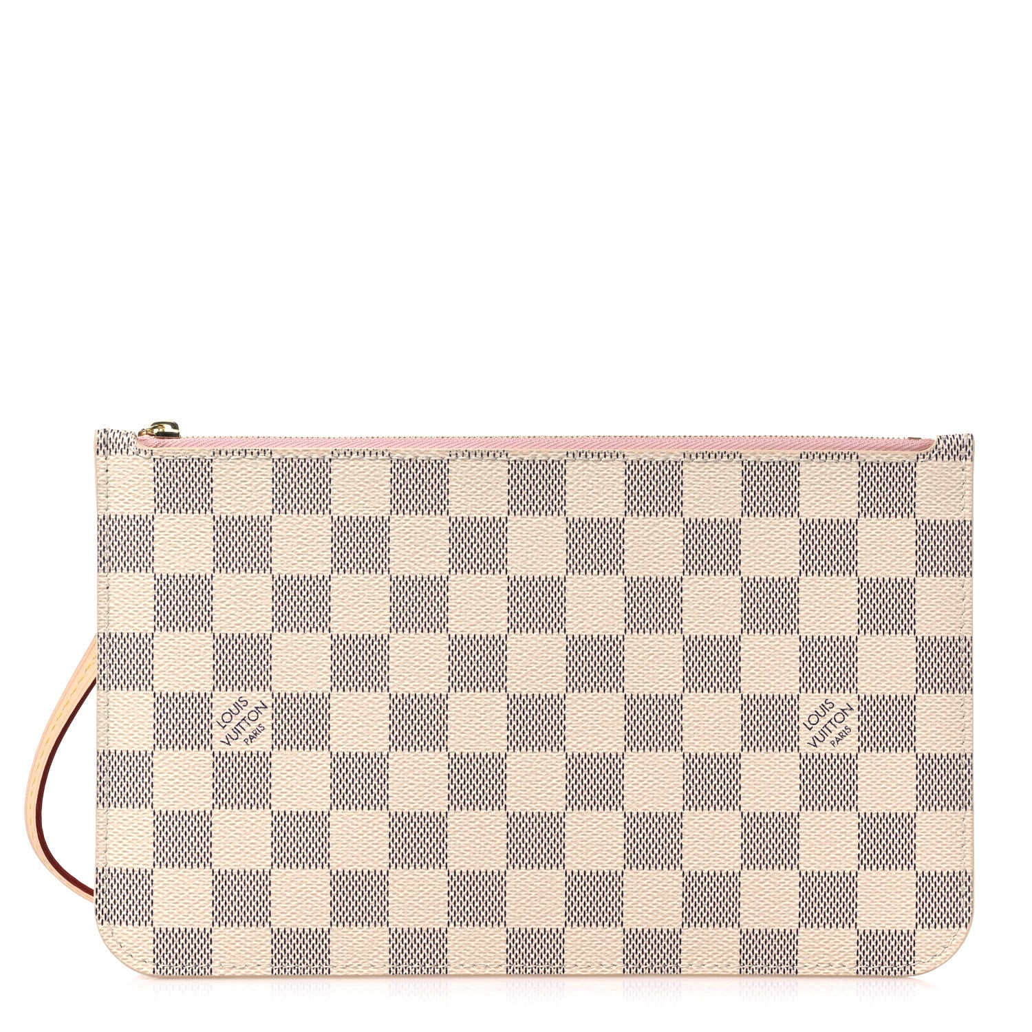 Louis Vuitton Damier Azur Neverfull MM GM Pochette Rose Ballerine 1 of 6