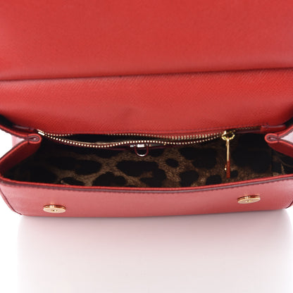 Dolce & Gabbana Dauphine Medium Miss Sicily Satchel Dark Red 7 of 8