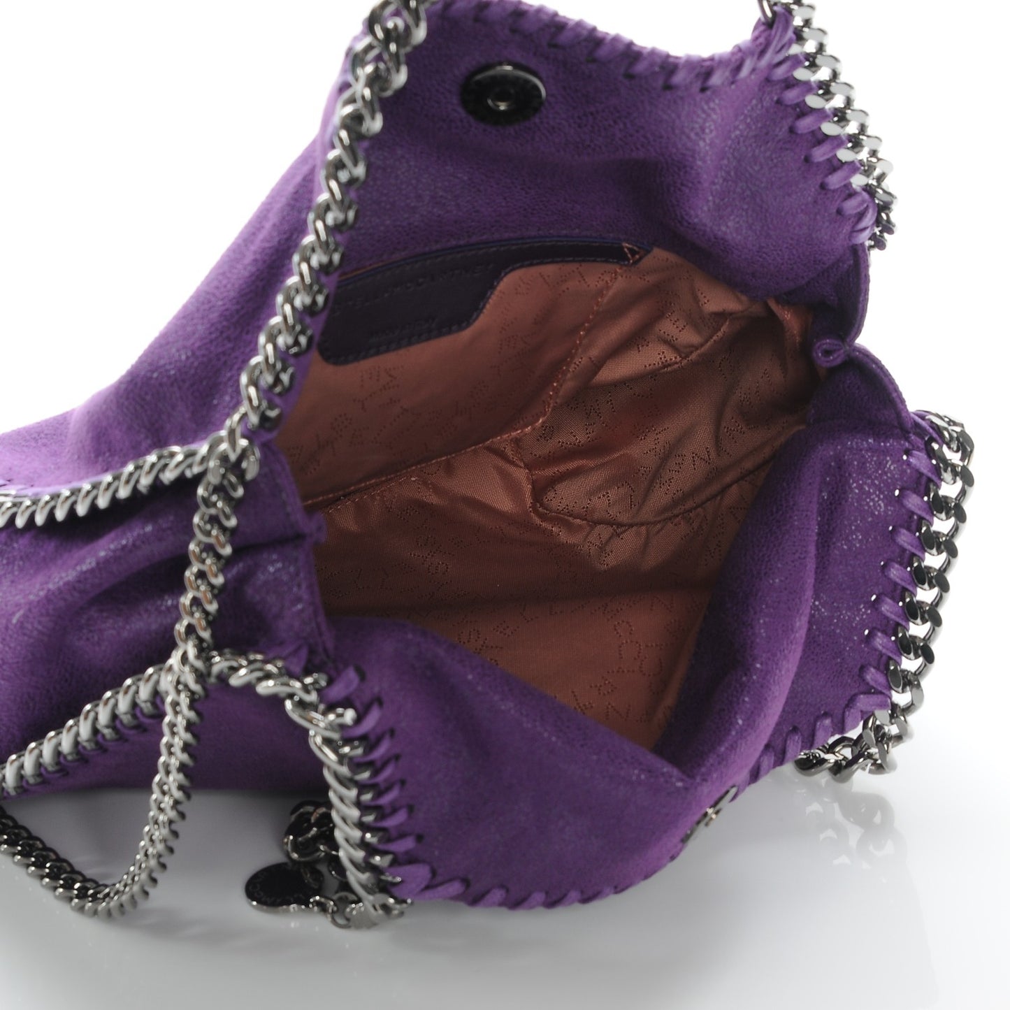 Shaggy Deer Mini Falabella Tote Bright Purple