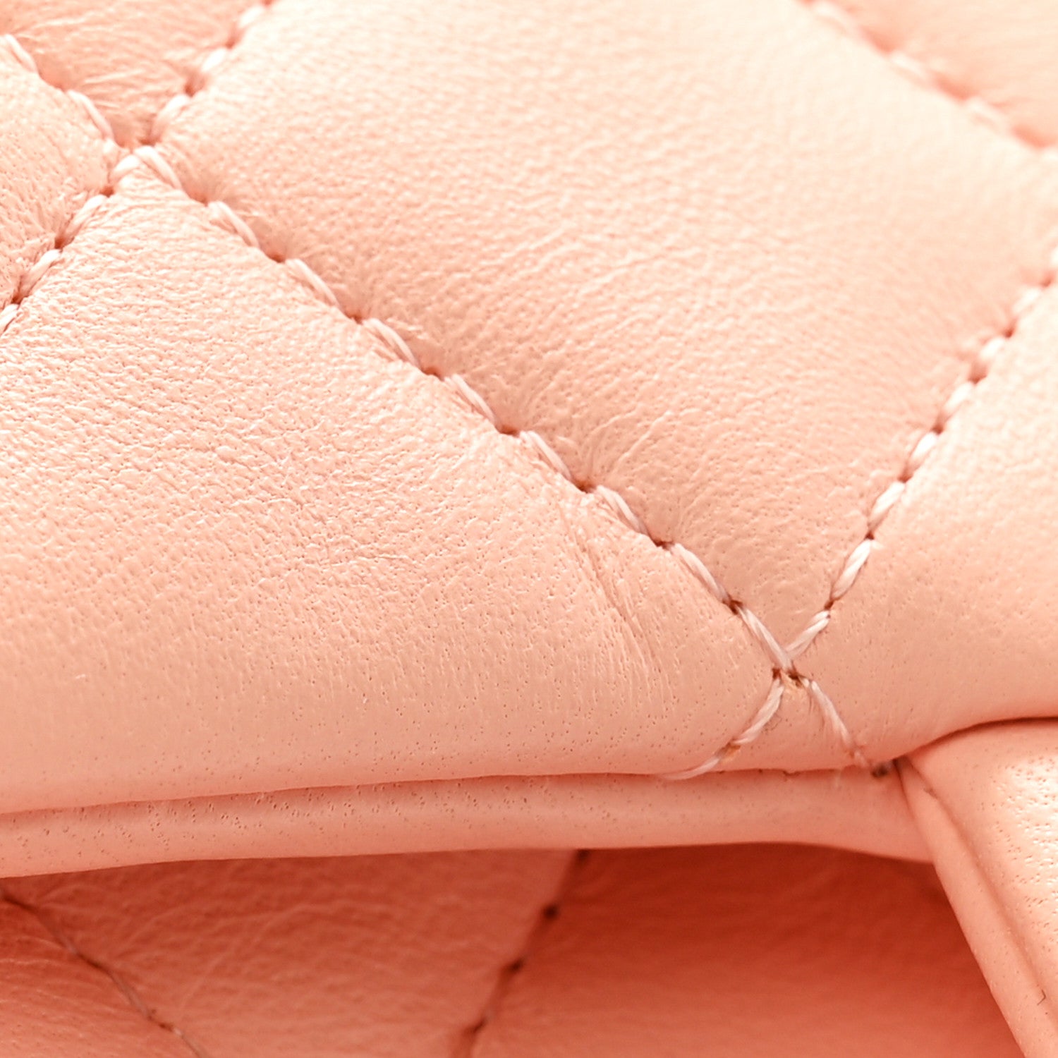 Chanel Lambskin Quilted Mini Rectangular Flap Light Pink 12 of 13