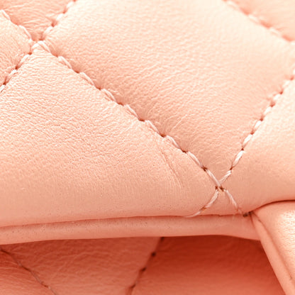 Chanel Lambskin Quilted Mini Rectangular Flap Light Pink 12 of 13