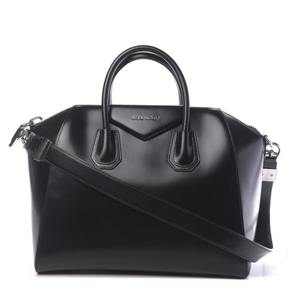 Givenchy Shiny Lord Calfskin Medium Antigona Black 1 of 22