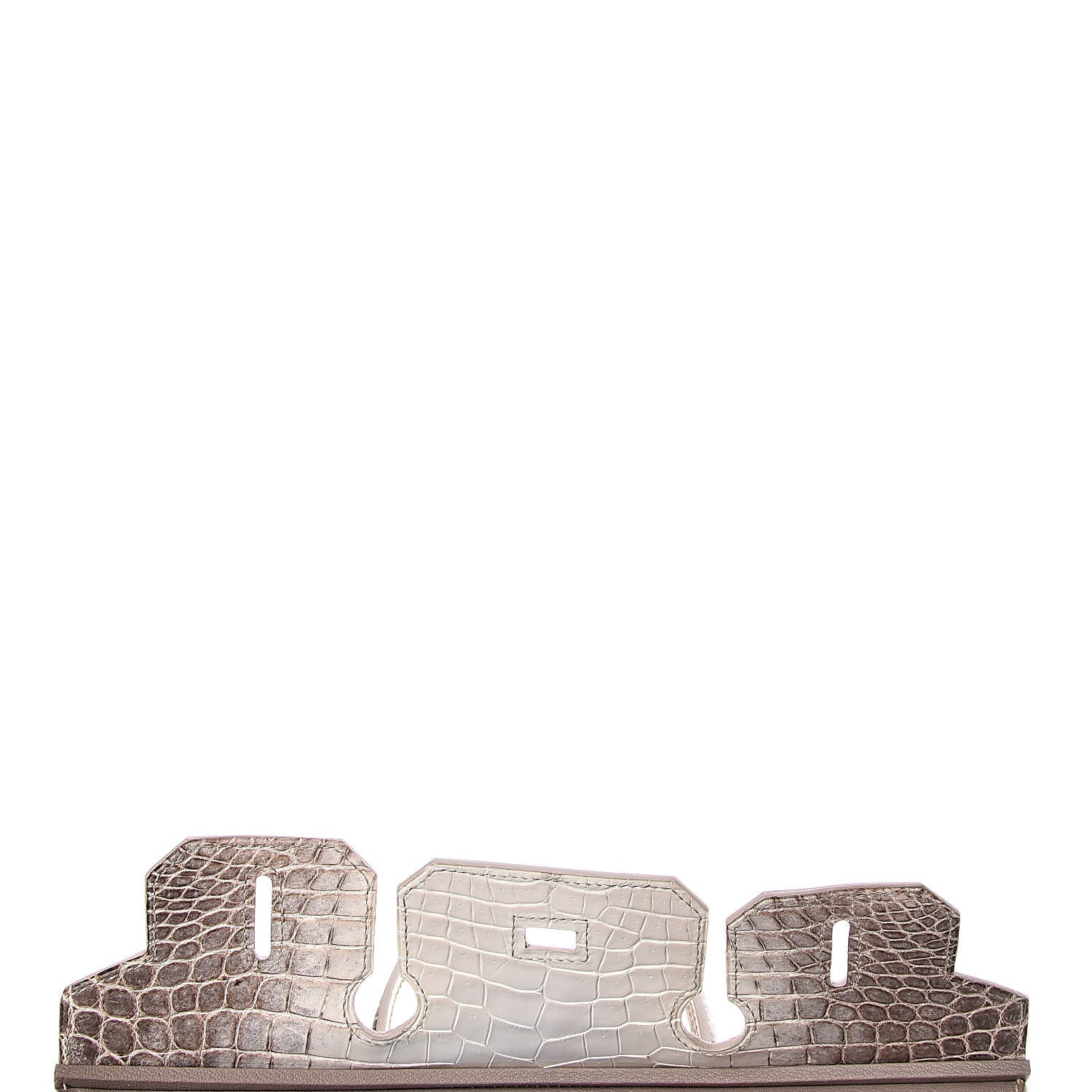 Hermes Matte Niloticus Crocodile Himalaya Birkin 30 Blanc 35 of 56