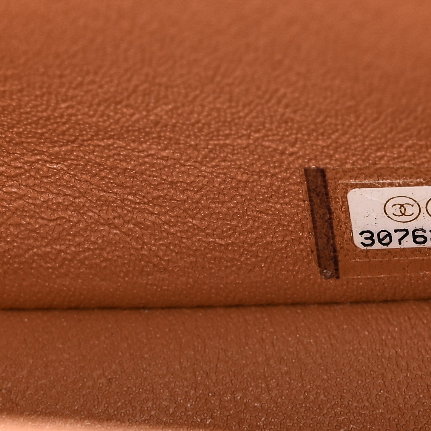 Lambskin Quilted Mini Rectangular Flap Brown