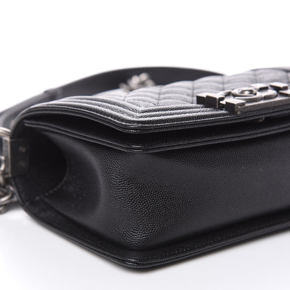Chanel Caviar Quilted Small Boy Flap Black 8 of 10