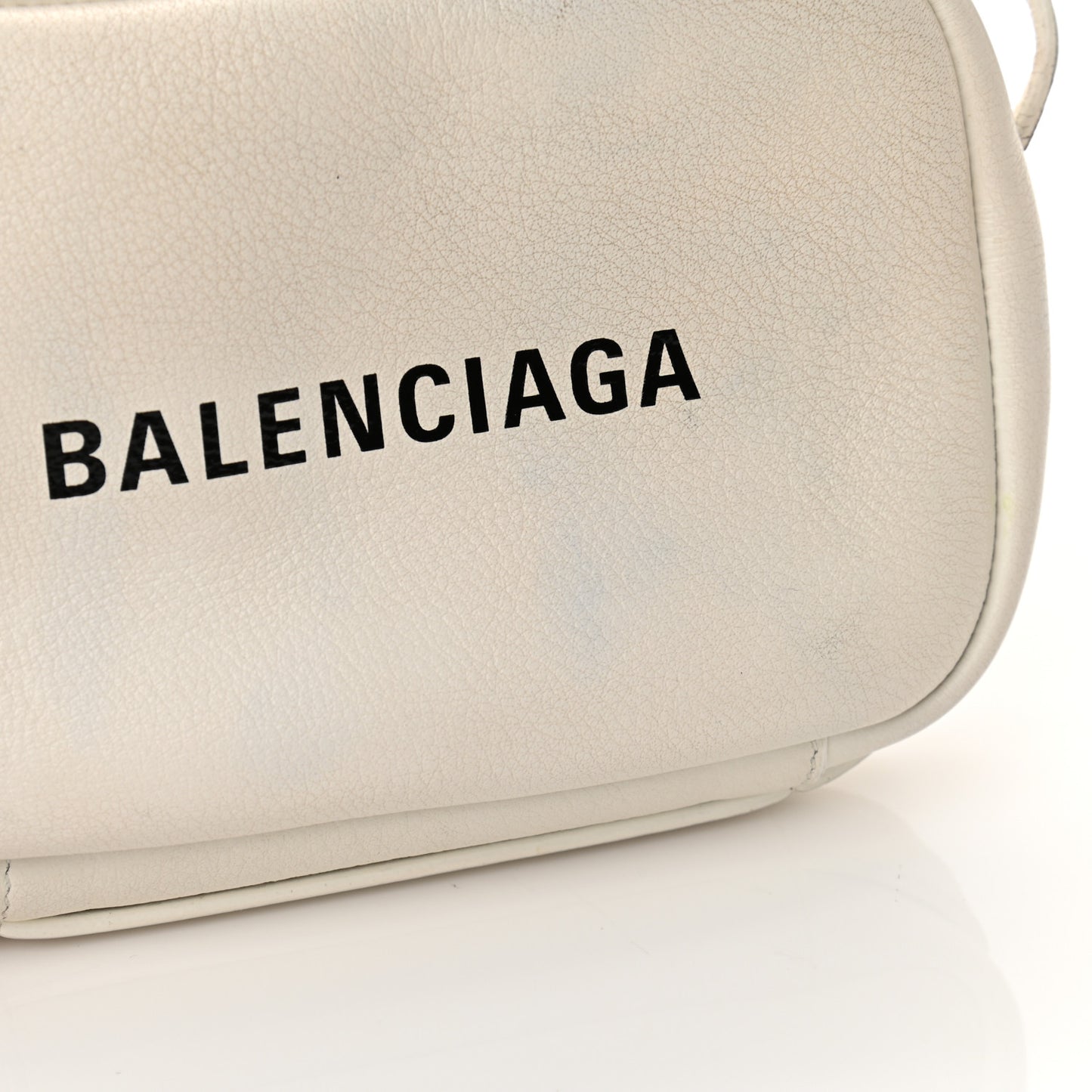 Calfskin Logo XS Everyday Camera Bag White