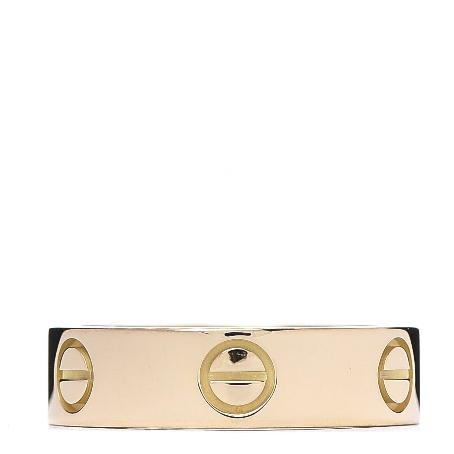 Cartier 18K Yellow Gold 5.5mm LOVE Ring 56 7.5 1 of 5