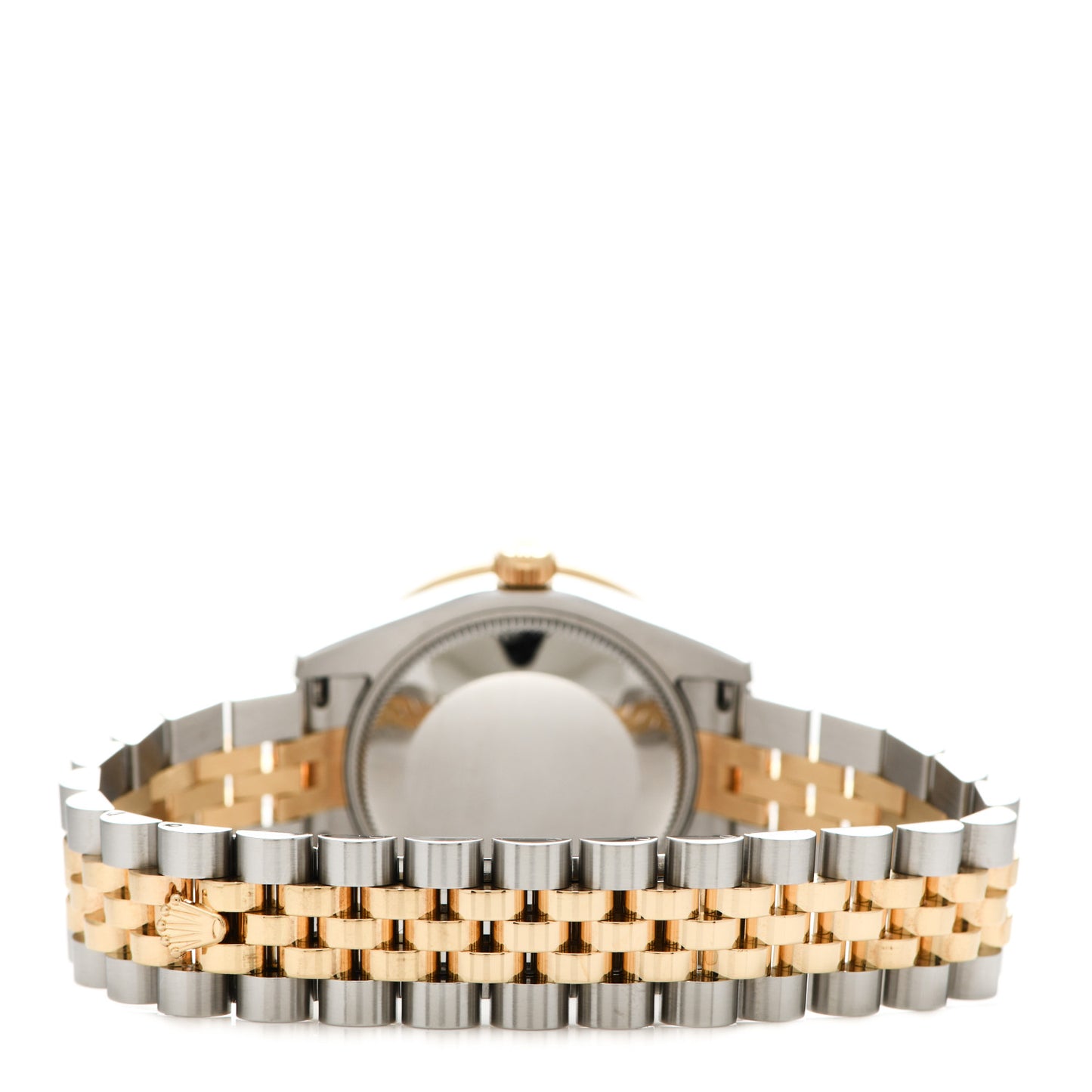 Stainless Steel 18K Yellow Gold Diamond 31mm Oyster Perpetual Datejust Watch Silver 178383