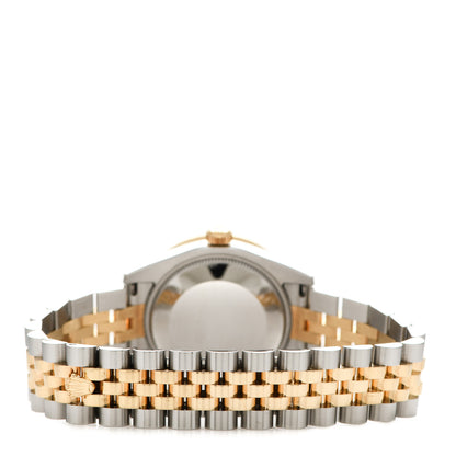 Rolex Stainless Steel 18K Yellow Gold Diamond 31mm Oyster Perpetual Datejust Watch Silver 178383 3 of 5