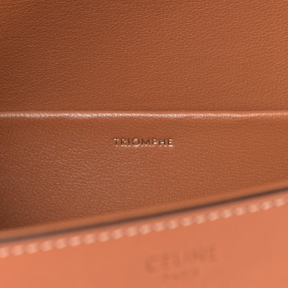 Celine Natural Calfskin Triomphe Shoulder Bag Tan 7 of 12