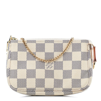Louis Vuitton Damier Azur Mini Pochette Accessories 1 of 4
