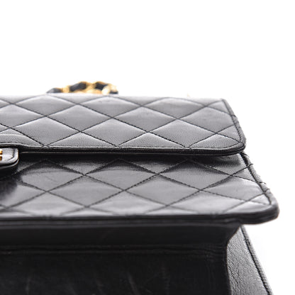 Chanel Lambskin Quilted Medium Single Flap Black 20 of 21