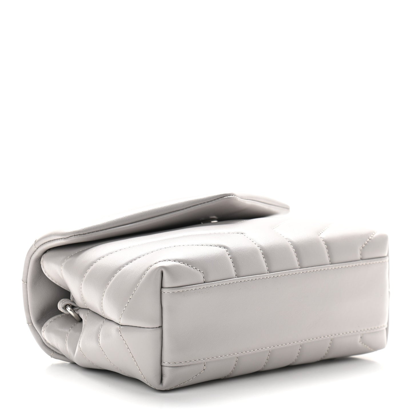Calfskin Y Quilted Monogram Toy Loulou Satchel Granite