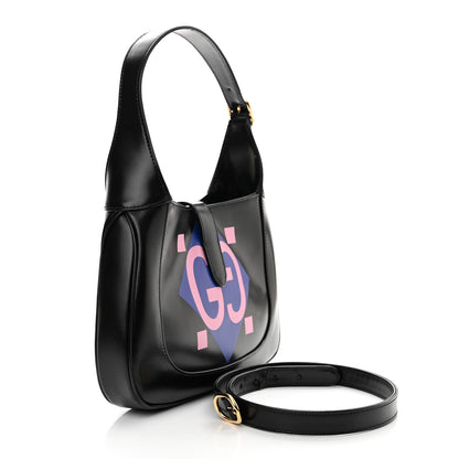 Gucci Calfskin Geometric Small Jackie 1961 Hobo Black 3 of 10