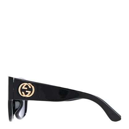 Gucci Acetate Square Frame Sunglasses GG0142SA Black 2 of 8