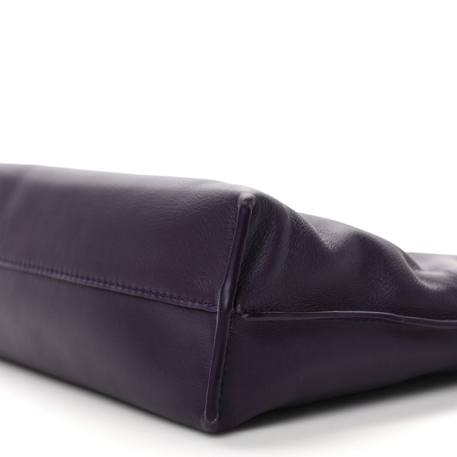 Loewe Calfskin Mini Flamenco Knot Clutch Prune 8 of 8