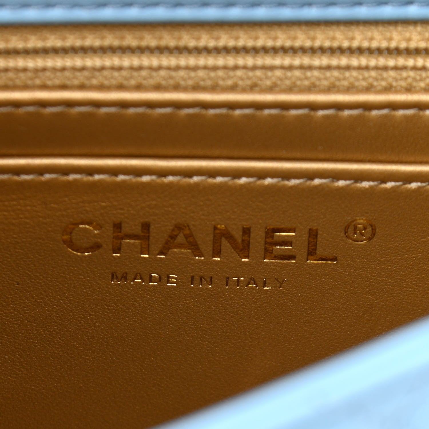 Chanel Lambskin Quilted Mini Pearl Crush Flap Light Blue 6 of 12