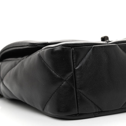 Chanel Lambskin Quilted Medium Chanel 19 Flap So Black 8 of 10