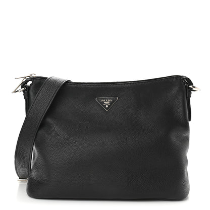 Prada Vitello Daino Hobo Black 1 of 8