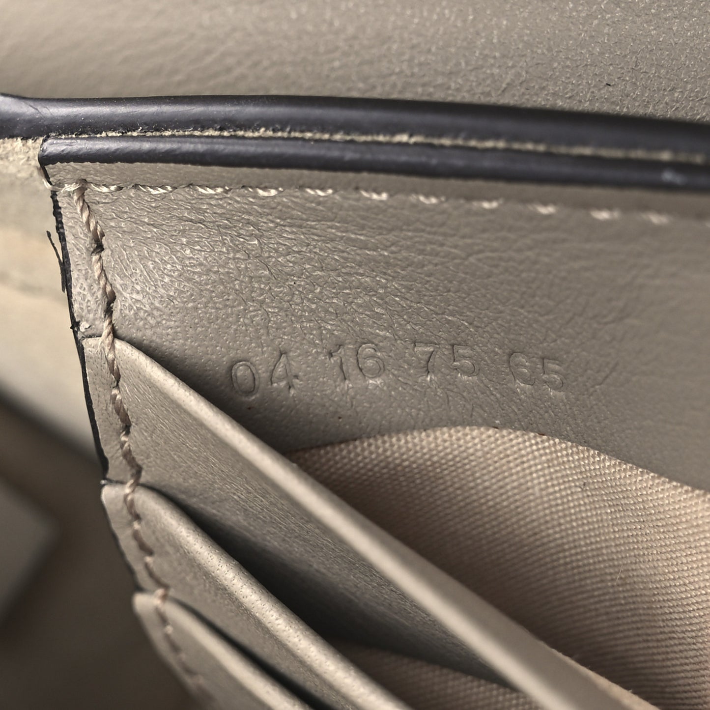 Suede Calfskin Mini Faye Shoulder Bag Motty Grey