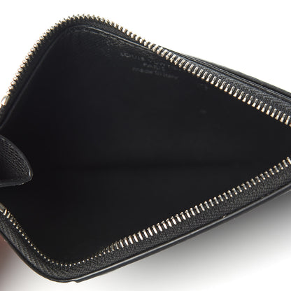 Louis Vuitton Monogram Eclipse Taiga Coin Card Holder 5 of 6