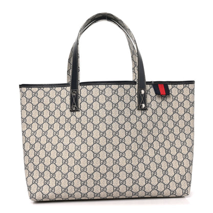 Gucci GG Plus Monogram Medium Signature Web Loop Tote Navy 1 of 10