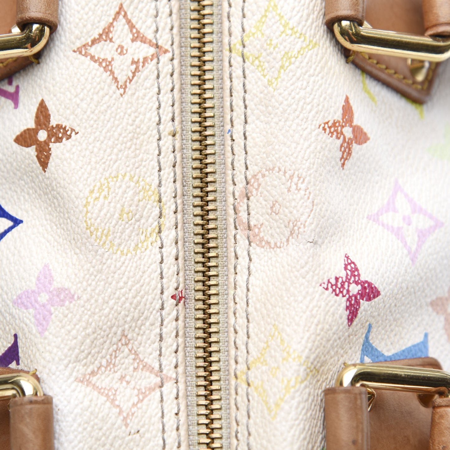 Monogram Multicolor Speedy 30 White