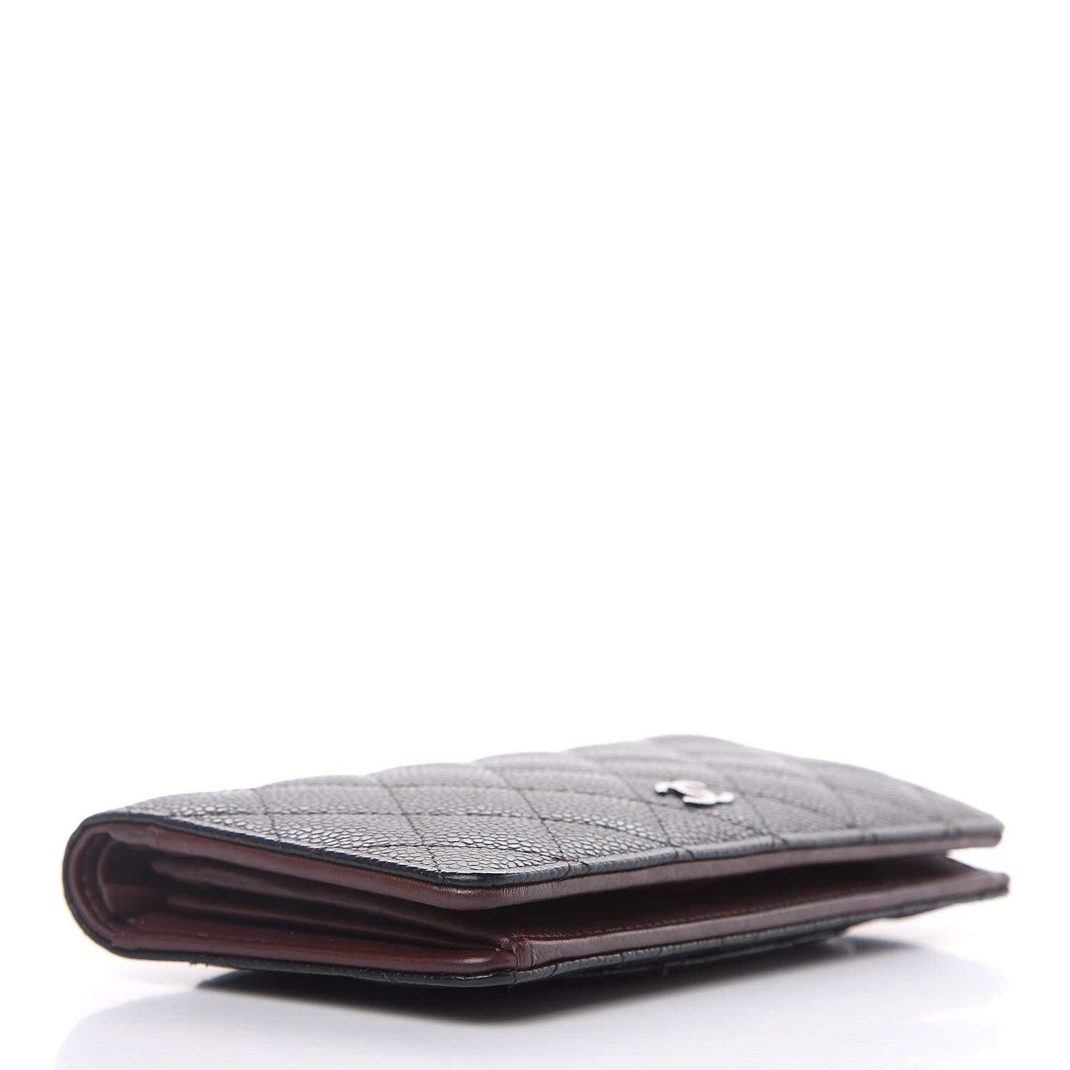 Chanel Caviar Quilted Yen Wallet Black 4 of 14