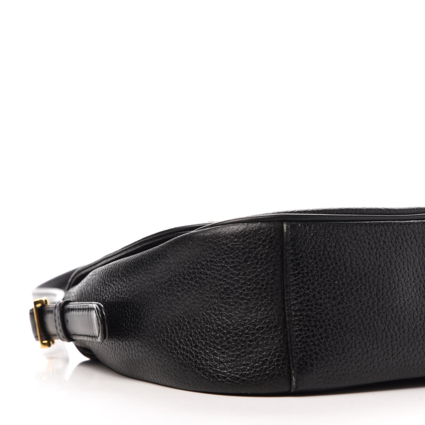 Saffiano Studded Crossbody Black