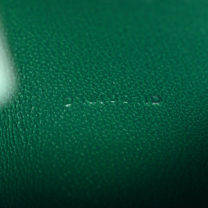 Hermes Shiny Alligator Bearn Compact Wallet Vert Emeraude 7 of 8