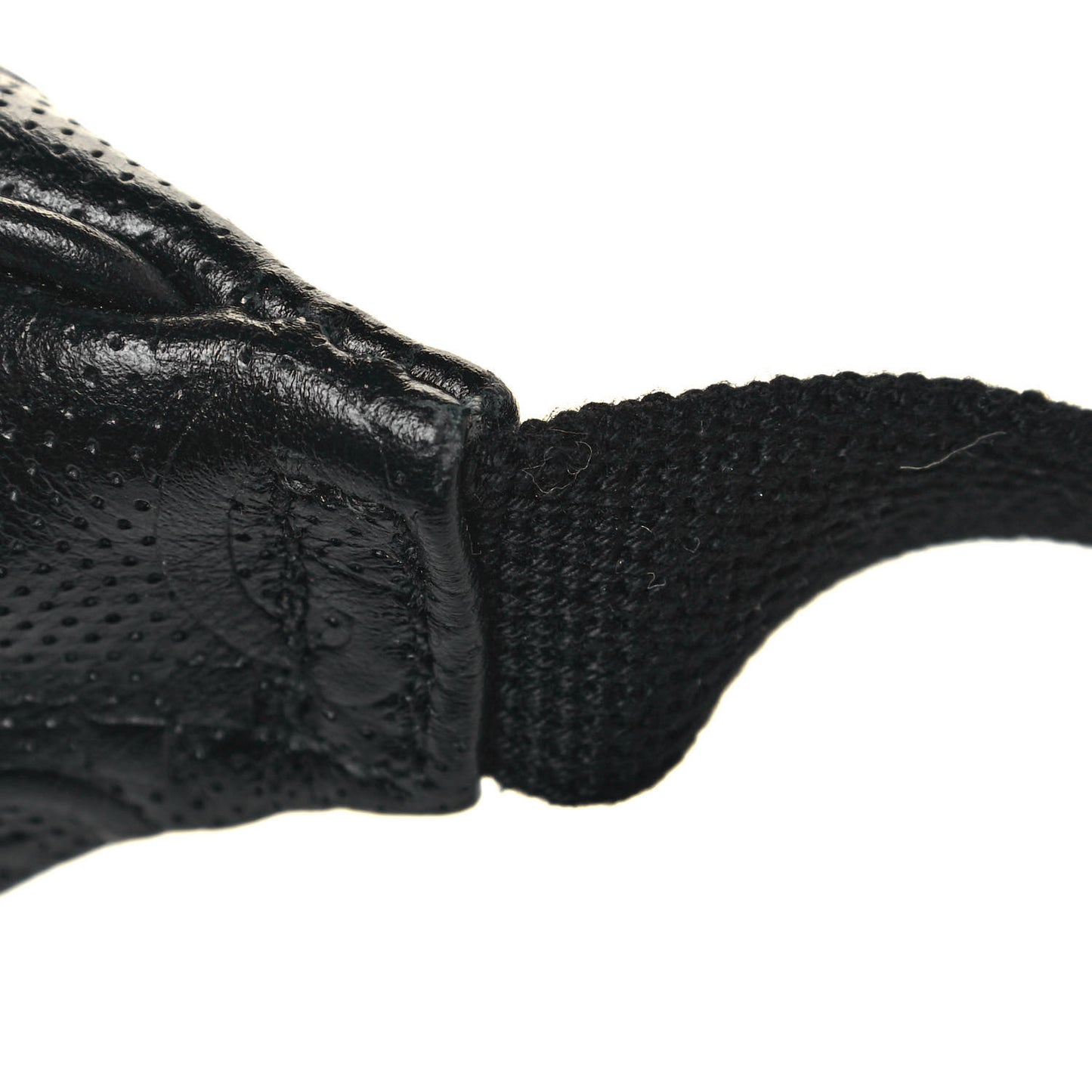 Calfskin GG Tennis Embossed Belt Bag Black