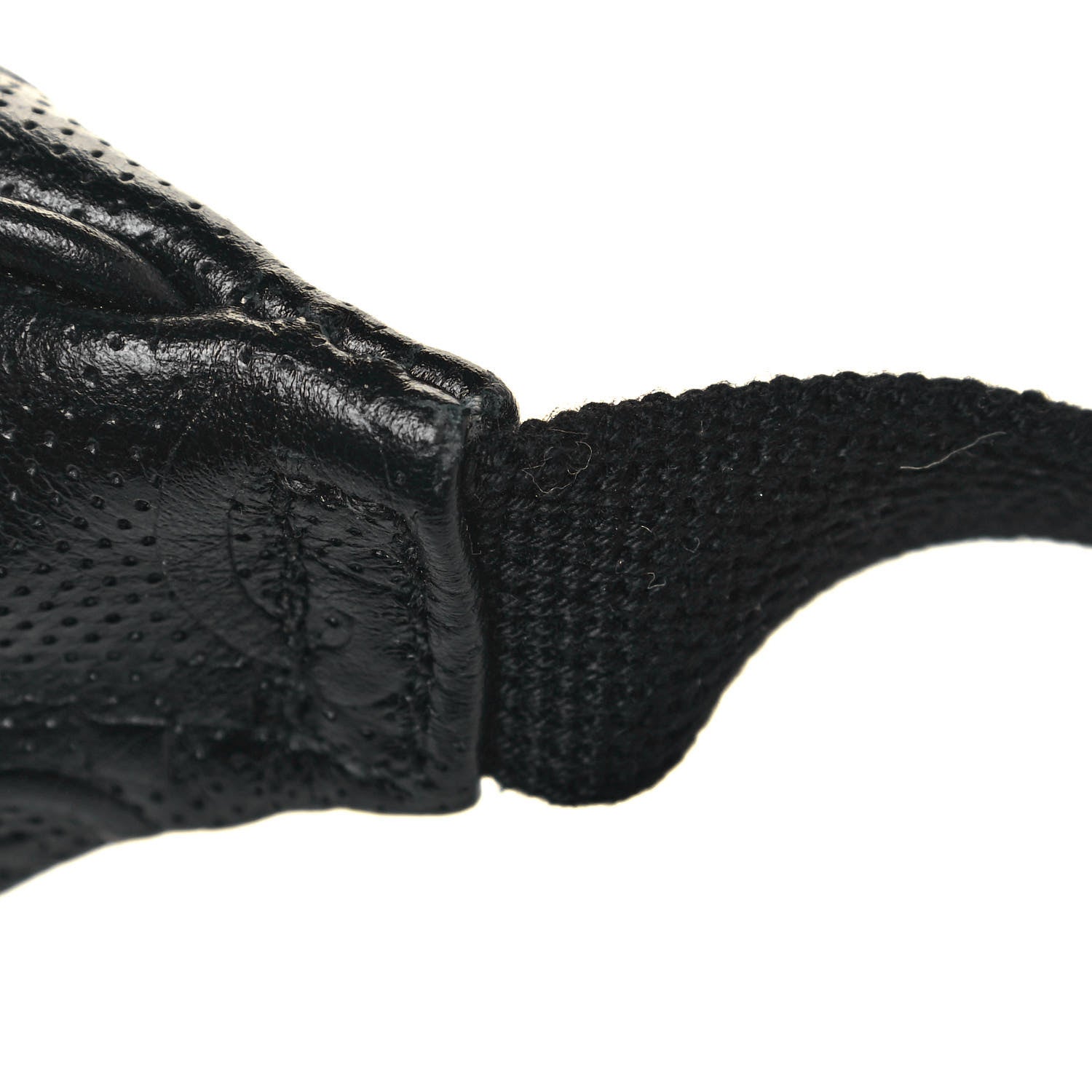 Gucci Calfskin GG Tennis Embossed Belt Bag Black 13 of 14