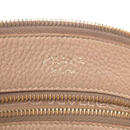Prada Vitello Daino Zippered Shoulder Bag Cammeo 8 of 15