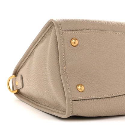 Prada Vitello Daino Shopping Satchel Pomice 10 of 14