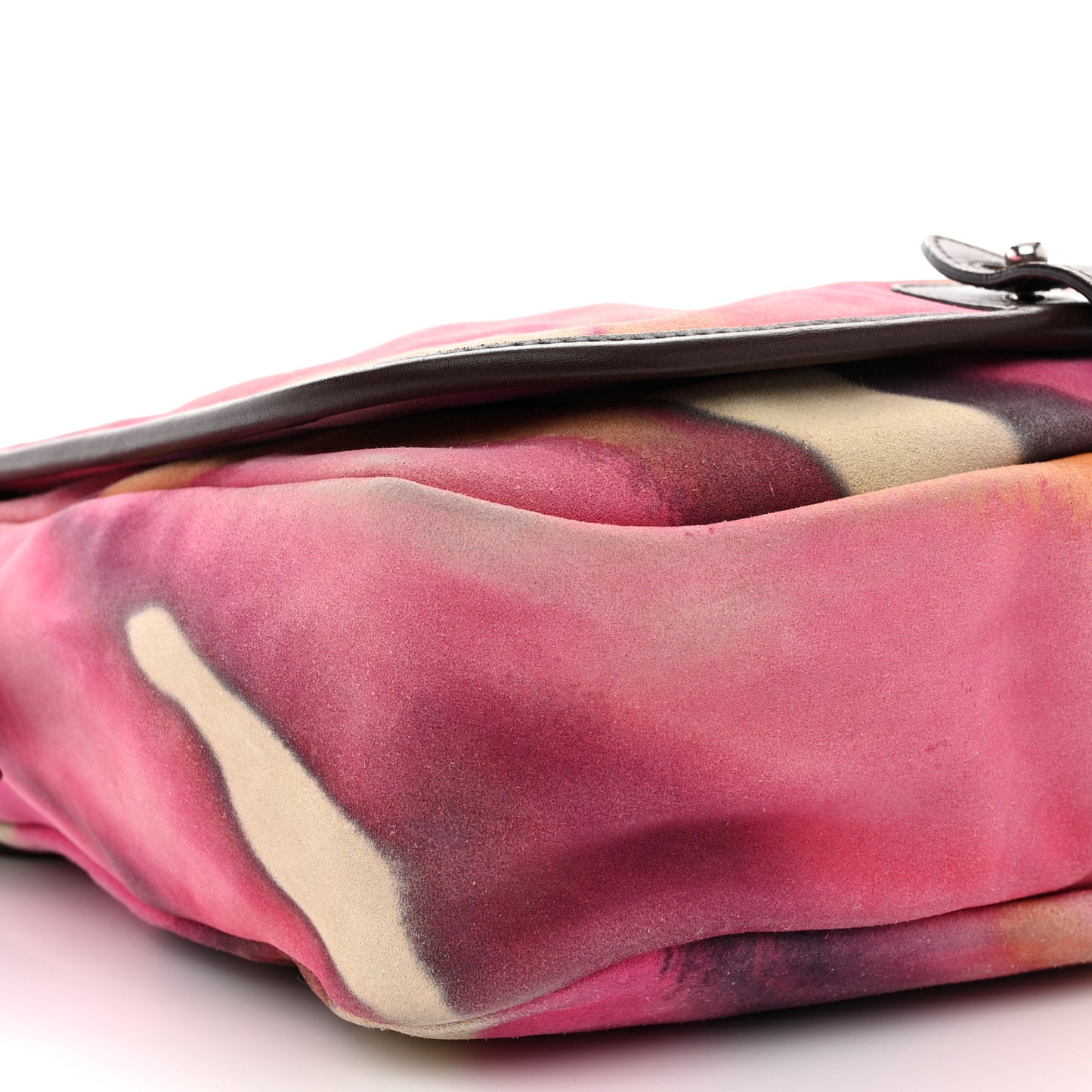 Printed Ultra Soft Lambskin Medium Flower Power Messenger