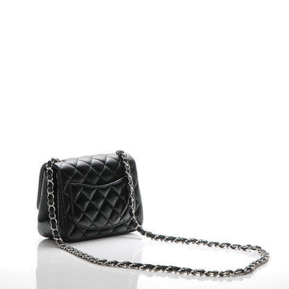 Chanel Lambskin Quilted Mini Square Flap Black 3 of 7