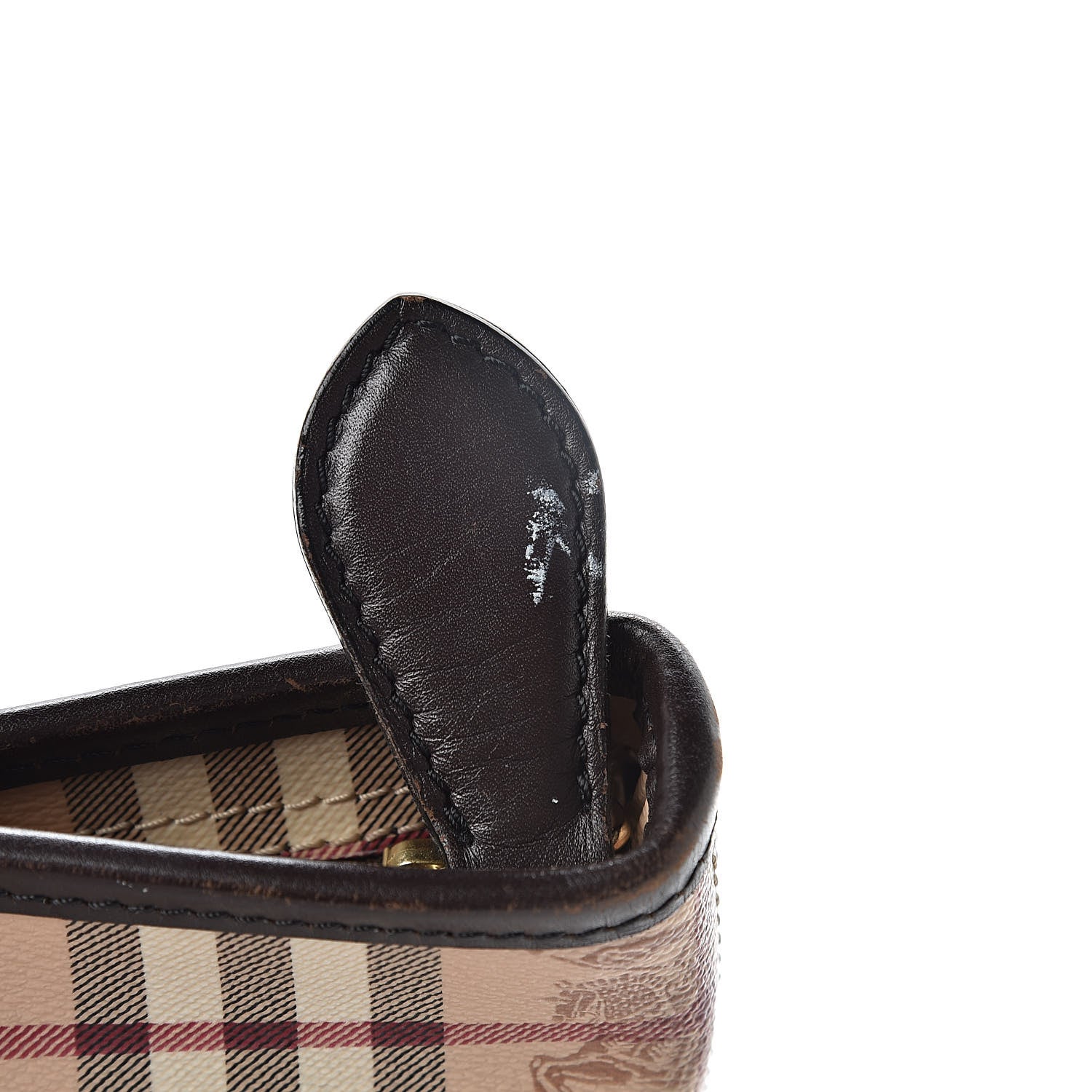 Burberry Haymarket Check Medium Regent Tote Chocolate 14 of 20