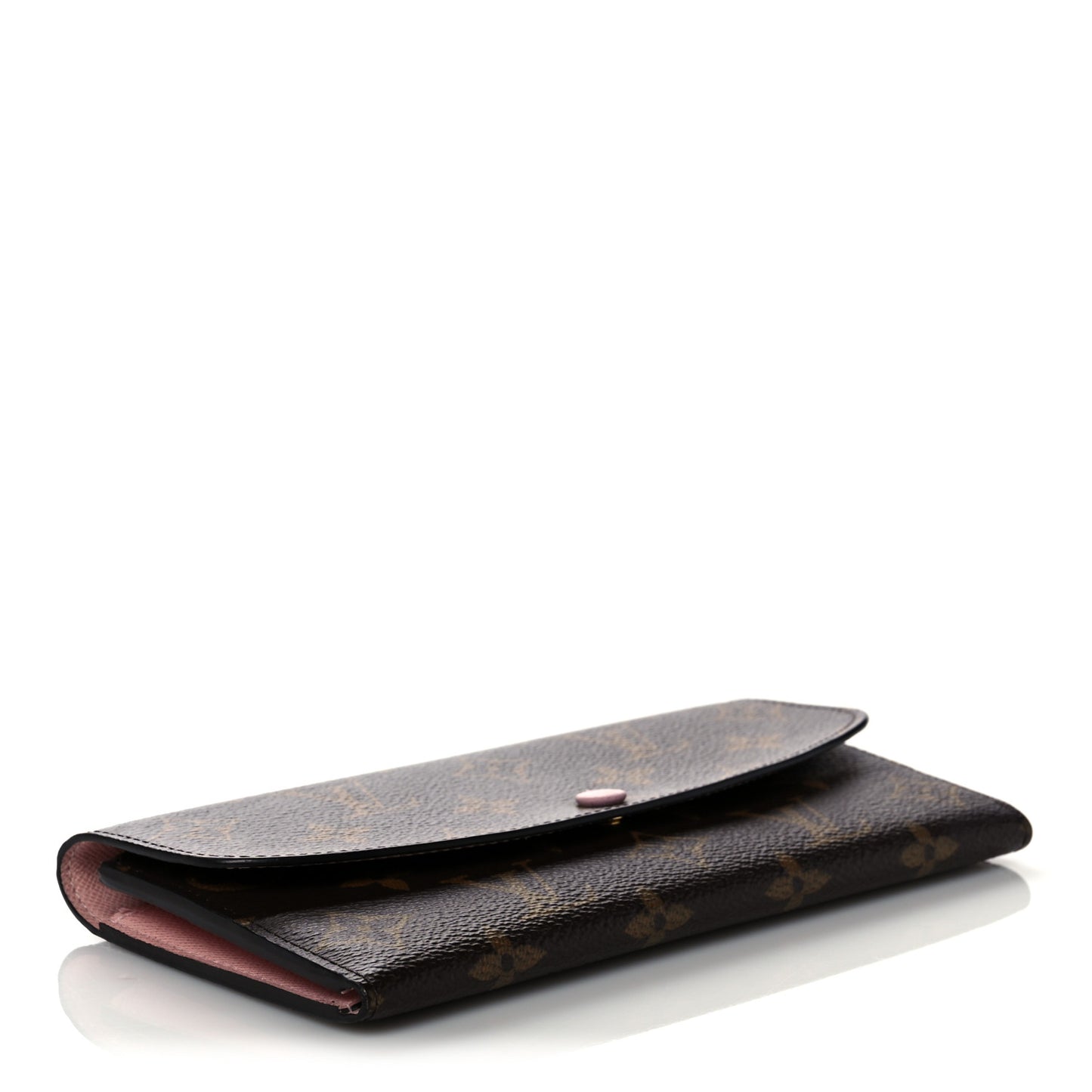 Monogram Emilie Wallet Rose Ballerine