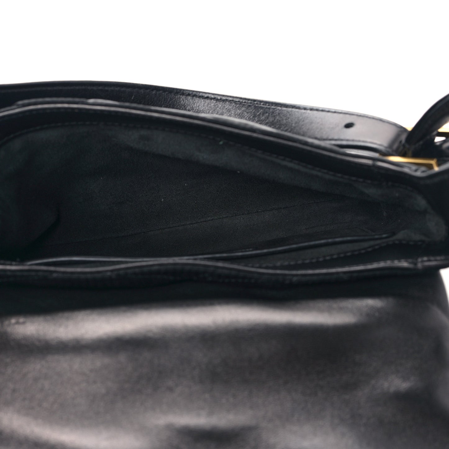 Satin Quilted Le 57 Diamond Shoulder Bag Black