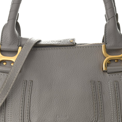 Chloe Calfskin Small Marcie Satchel Cashmere Grey 9 of 12