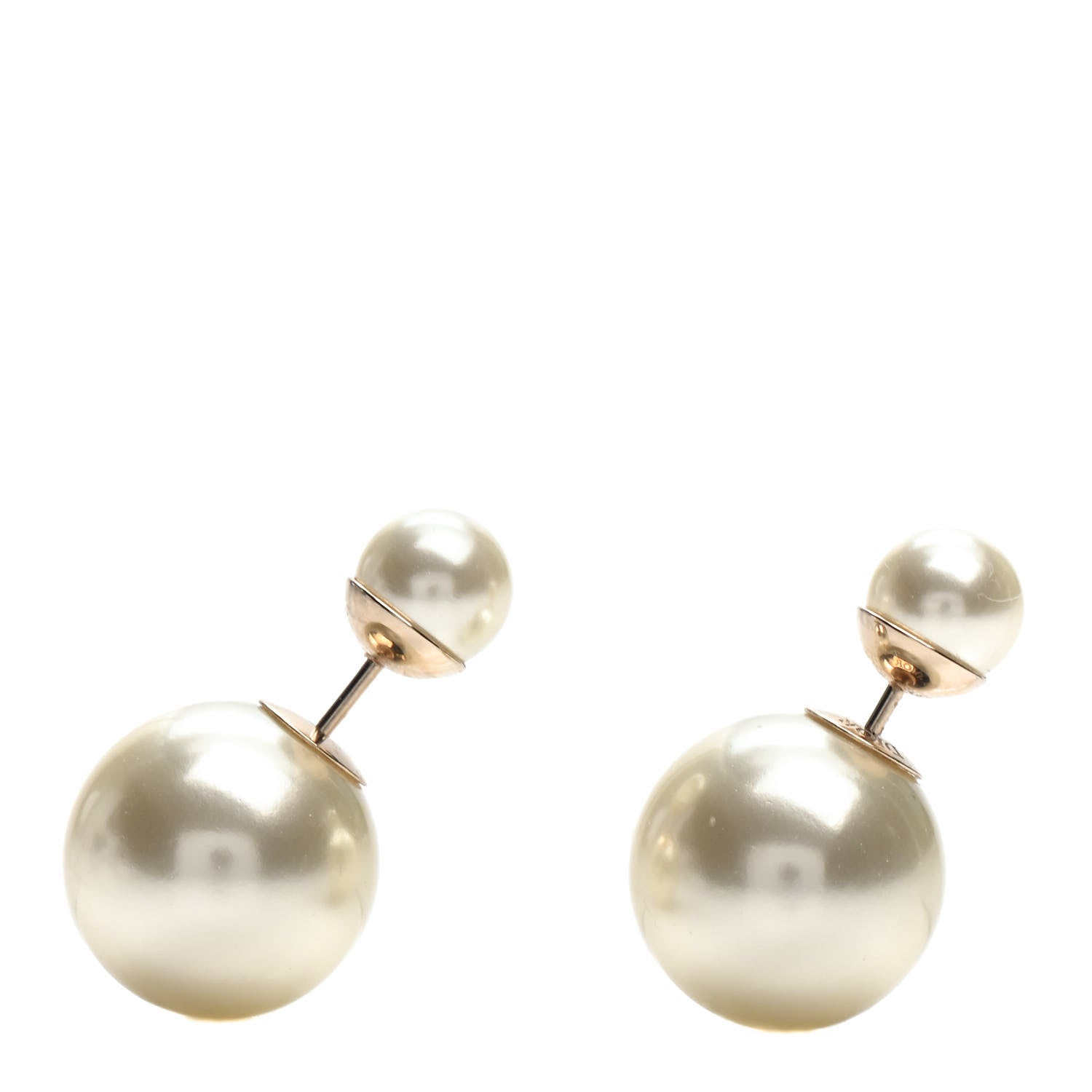 Christian Dior Pearl Mise En Dior Tribal Earrings 1 of 5