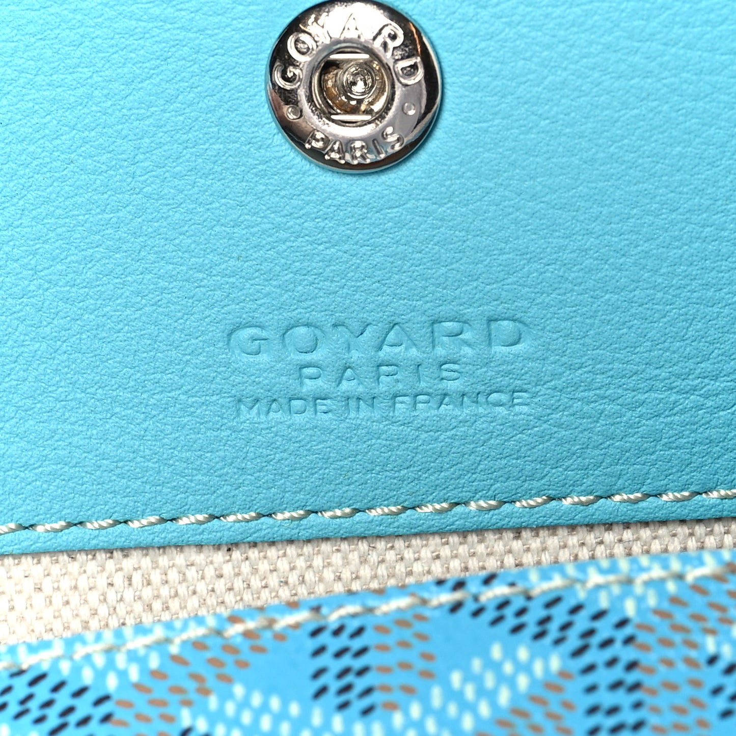 Goyardine Saint Louis GM Balise Beach Towel Set Turquoise