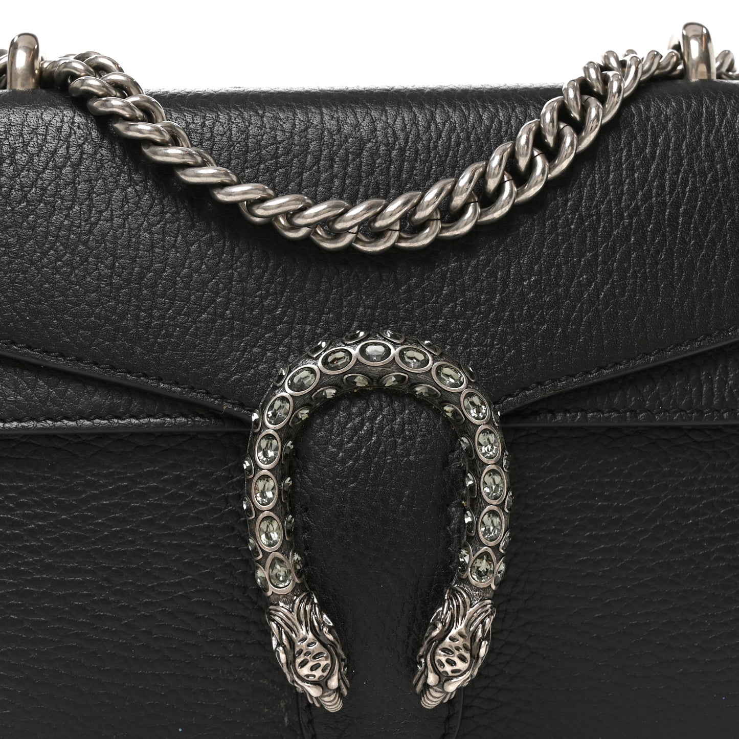 Calfskin Mini Dionysus Shoulder Bag Black
