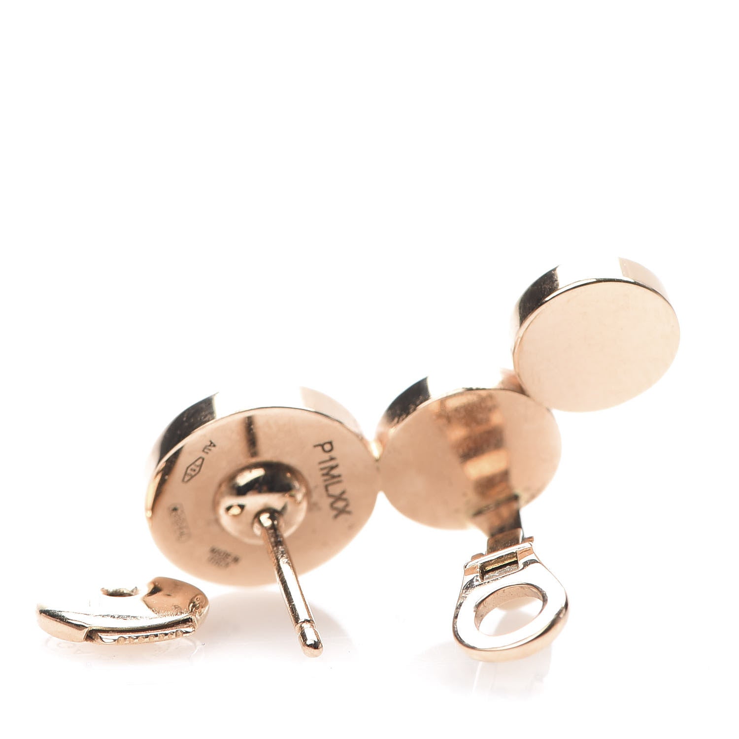 Bulgari 18K Rose Gold Mother of Pearl Malachite Sugilite BVLGARI BVLGARI Single Stud Earring 3 of 4