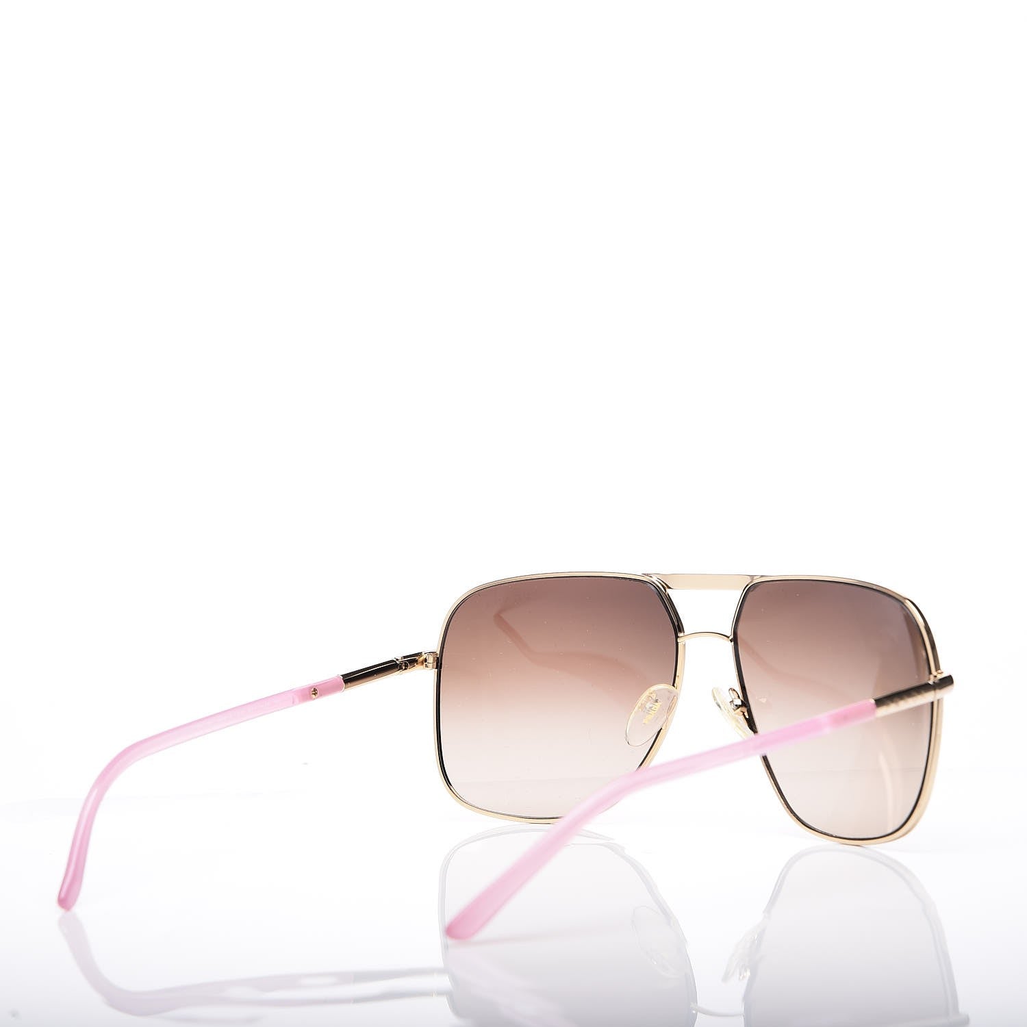 Prada Aviator Sunglasses SPR 57M Pink 4 of 10