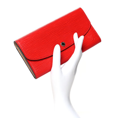 Louis Vuitton Epi Emilie Wallet Coquelicot 2 of 8